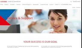 
							         SERVICE & SUPPORT | Toshiba Tec Switzerland AG								  
							    