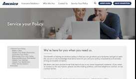 
							         Service Your Policy - Americo								  
							    