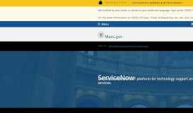 
							         ServiceNow | Mass.gov								  
							    