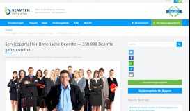 
							         Serviceportal für Bayerische Beamte — 330.000 Beamte gehen online								  
							    
