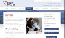 
							         Services – Alaska Heart & Vascular Institute								  
							    