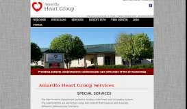 
							         Services - Amarillo Heart Group								  
							    