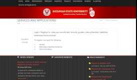 
							         Services and Applications – Batangas State University								  
							    