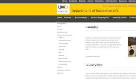 
							         Services and Programs - Laundry - Department of Residence Life ...								  
							    