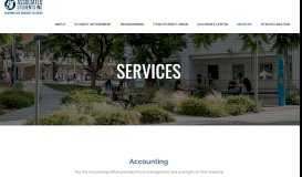 
							         Services - Associated Students, CSUF - Cal State Fullerton								  
							    