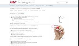 
							         Services & Consulting [Technology Portal] - ABBYY OCR & NLP								  
							    