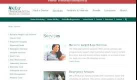 
							         Services | DeTar Healthcare System | Victoria, TX								  
							    
