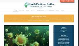 
							         Services - Family Practice of Cadillac								  
							    