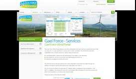 
							         Services - Gael Force Wind Portal - Gael Force Wind Energy								  
							    