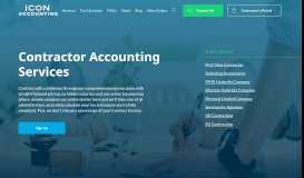 
							         Services | Icon Accounting - Accountancy Services for Contractors								  
							    