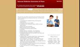 
							         Services - Internal Medicine Associates of Plano, PA								  
							    