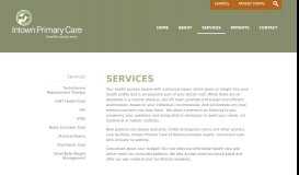 
							         Services | Intown Primary Care								  
							    