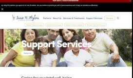 
							         Services - June E. Nylen Cancer Center								  
							    