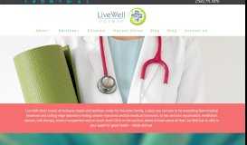 
							         Services - Live Well Clinic								  
							    
