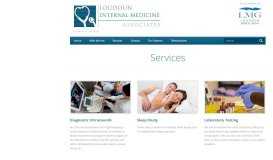 
							         Services | Loudoun Internal Medicine Associates								  
							    