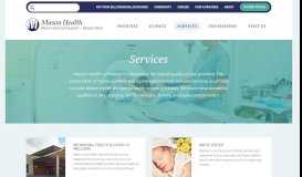 
							         Services | Mason General Hospital & Family of Clinics								  
							    