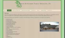 
							         Services -- North Buncombe Family Medicine -- Weaverville NC								  
							    