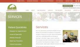 
							         Services - Orthopedic Clinic Hingham, MA - South Shore Orthopedics								  
							    