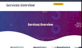 
							         Services Overview | LogRhythm								  
							    