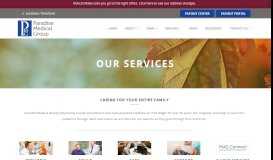 
							         services - Paradise Medical Group								  
							    