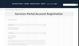 
							         Services Portal Account Registration - AudioCodes								  
							    