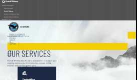 
							         Services - Pratt & Whitney								  
							    