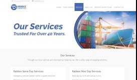 
							         Services - Rabbex Logistics								  
							    
