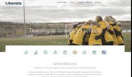 
							         Services: School Services - Liberata								  
							    