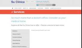
							         Services : Su Clinica								  
							    