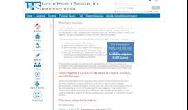
							         Services - Union Health Service, Inc.								  
							    