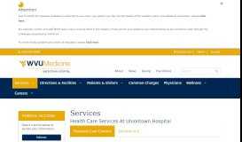 
							         Services | Uniontown Hospital								  
							    