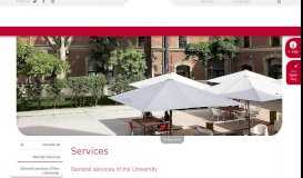 
							         Services, University Life, Nebrija University								  
							    