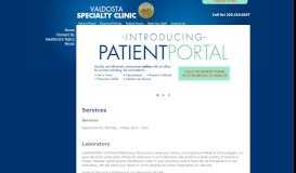 
							         Services - Valdosta Specialty Clinic								  
							    