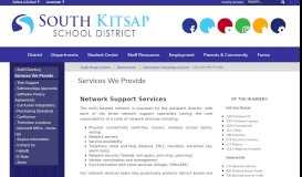 
							         Services We Provide - South Kitsap Schools								  
							    