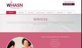 
							         Services | WHASN								  
							    