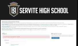
							         Servite High School								  
							    
