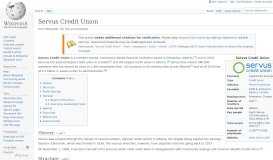 
							         Servus Credit Union - Wikipedia								  
							    