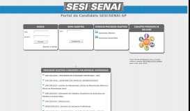 
							         SESI/SENAI-SP - Portal do Candidato								  
							    
