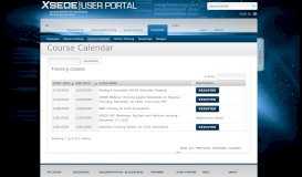 
							         session - XSEDE User Portal | Course Calendar								  
							    