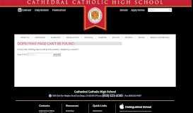 
							         Set Up Aeries Login Account - Cathedral Catholic High School								  
							    