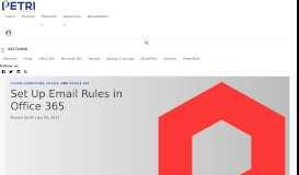 
							         Set Up Email Rules in Office 365 - Petri								  
							    