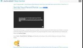 
							         Set Up the Parent Portal | Jackrabbit Help Center								  
							    