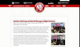 
							         Seton Hall Law at North Bergen High School								  
							    