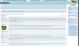 
							         Setting to receive email from SuddenLink • mozillaZine Forums								  
							    