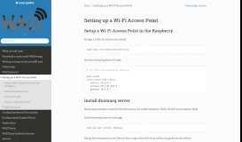 
							         Setting up a Wi-Fi Access Point - NITlab								  
							    