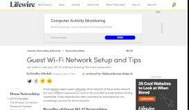 
							         Setting Up and Using a Guest Wi-Fi Network for Home - Lifewire								  
							    