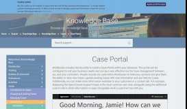 
							         Setting up the Case Portal | Workbooks Forum								  
							    