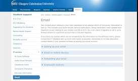 
							         Setting up your email | GCU								  
							    