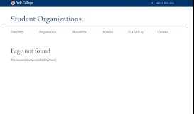 
							         Setting Up Your Organization's Portal - Student Organizations - Yale ...								  
							    