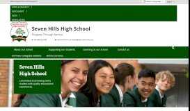 
							         Seven Hills High School: Home								  
							    
